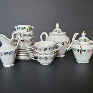 Floral Porcelain Tea Set